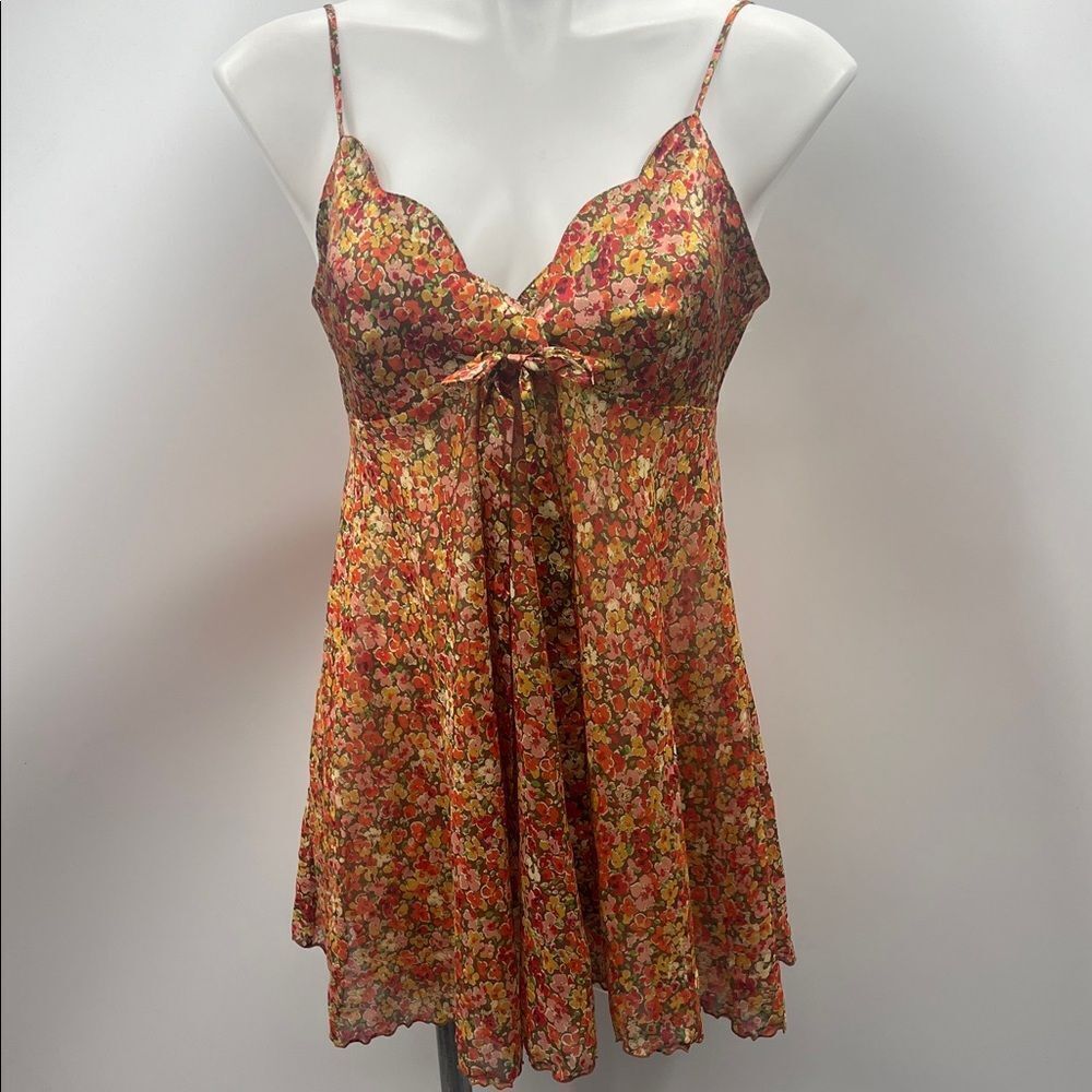 Victoria's Secret Multicolor Floral Baby Doll Small